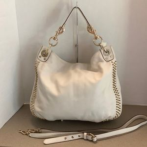 Rebecca Minkoff Leather Lucious Studded Hobo Purse